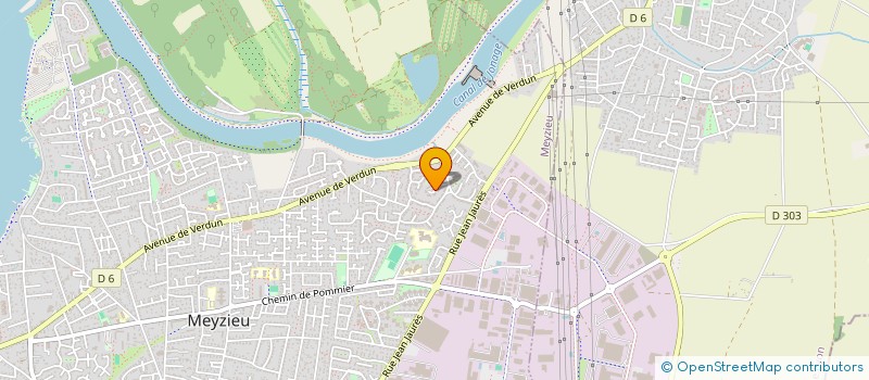 localisation de l'entreprise SCI GBS  MEYZIEU