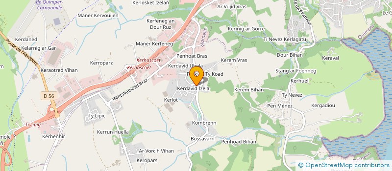 localisation de l'entreprise SCI GBS  PLOMELIN