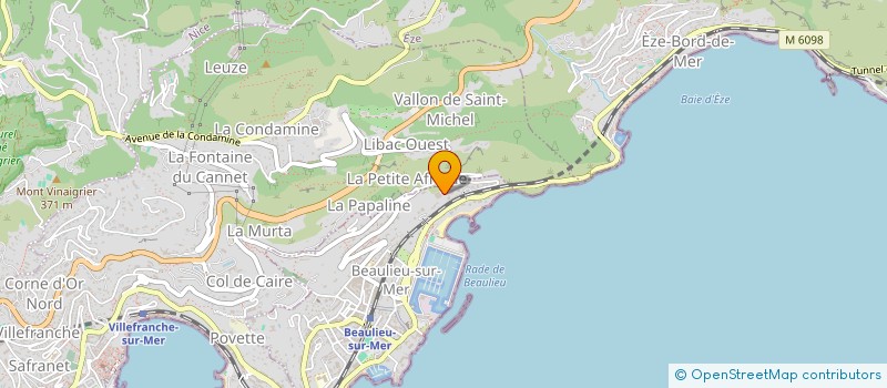 localisation de l'entreprise SCI GBS à BEAULIEU-SUR-MER