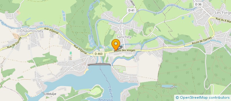 localisation de l'entreprise SCI GBSC  SANCHEY