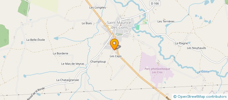 localisation de l'entreprise SCI GBTLJ à SAINT-MAURICE-DES-LIONS