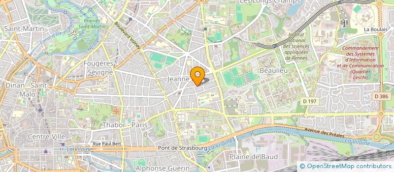 localisation de l'entreprise SCI GC 2 à RENNES