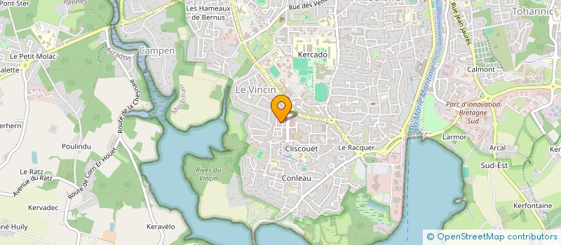 localisation de l'entreprise SCI GC 2010 à VANNES