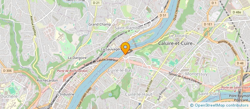 localisation de l'entreprise SCI GC  CALUIRE-ET-CUIRE