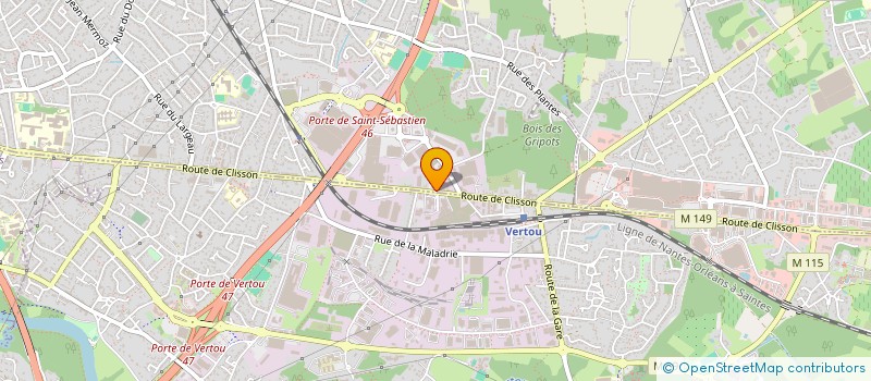 localisation de l'entreprise SCI GC à SAINT-SEBASTIEN-SUR-LOIRE