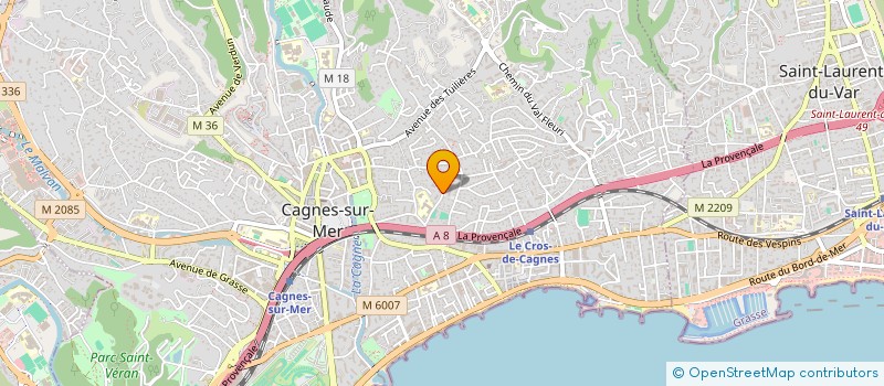 localisation de l'entreprise SCI GC à CAGNES-SUR-MER
