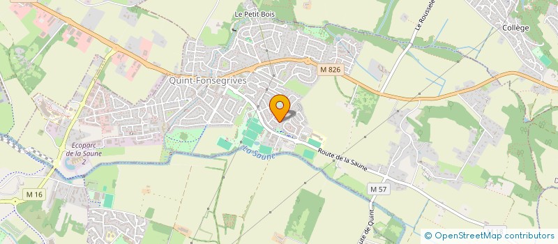 localisation de l'entreprise SCI GC CAUMONT  QUINT-FONSEGRIVES