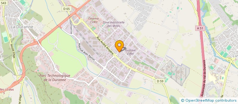 localisation de l'entreprise SCI GC CHAPELIERS à AIX-EN-PROVENCE
