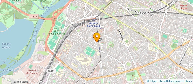 localisation de l'entreprise SCI GC FONCIER INVESTISSEMENT à ANGERS