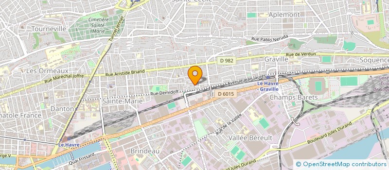 localisation de l'entreprise SCI GC-HK à LE HAVRE