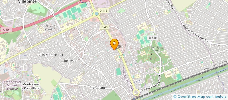 localisation de l'entreprise SCI GC.IMMO à VILLEPINTE