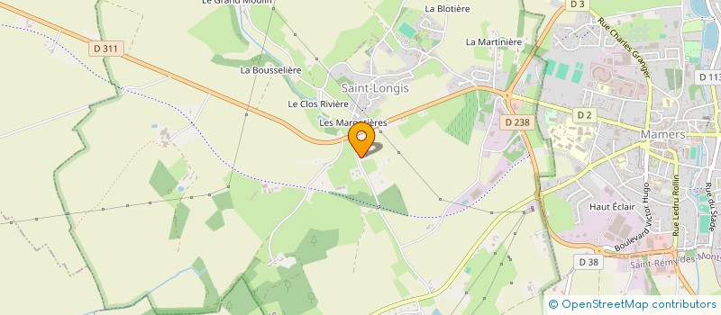 localisation de l'entreprise SCI GC IMMOBILIER  SAINT-LONGIS