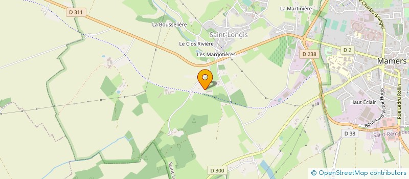 localisation de l'entreprise SCI GC LE GRAND PLESSIS  SAINT LONGIS