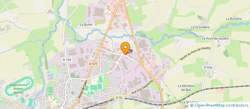 localisation de l'entreprise SCI GC LE HAVRE  VIRE-NORMANDIE