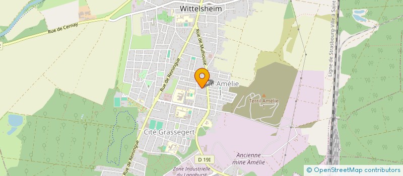 localisation de l'entreprise SCI GC PATRIMO  WITTELSHEIM