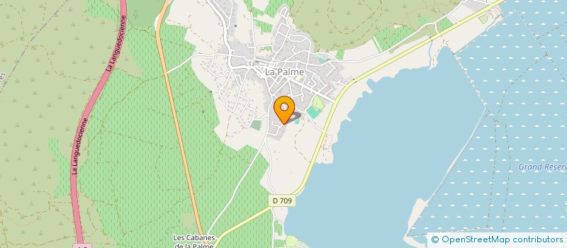 localisation de l'entreprise SCI GCA  LA PALME