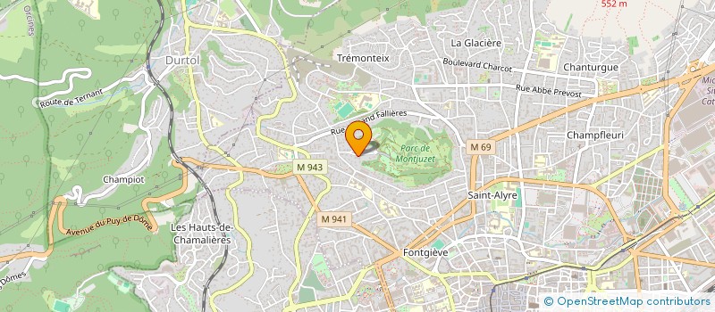 localisation de l'entreprise SCI GCA  CLERMONT-FERRAND