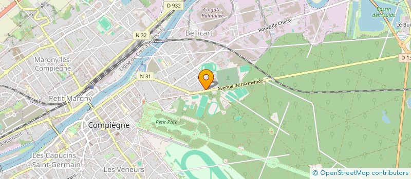 localisation de l'entreprise SCI GCAJB 313  COMPIEGNE