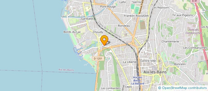 localisation de l'entreprise SCI GCBC  AIX-LES-BAINS