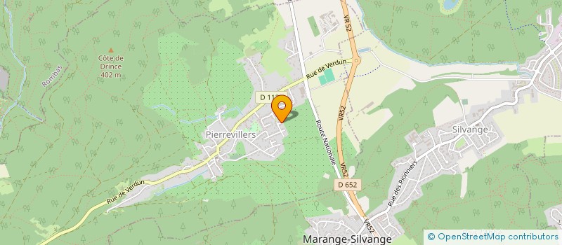 localisation de l'entreprise SCI GCBM  PIERREVILLERS