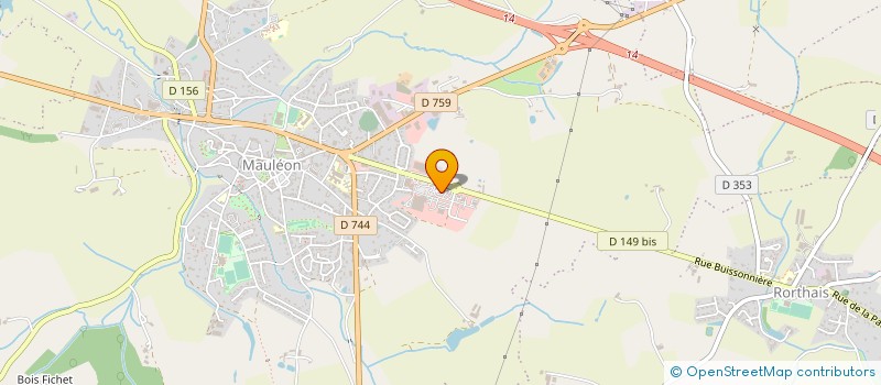 localisation de l'entreprise SCI GCC  MAULEON