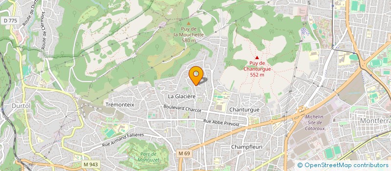 localisation de l'entreprise SCI GCCPA  CLERMONT-FERRAND