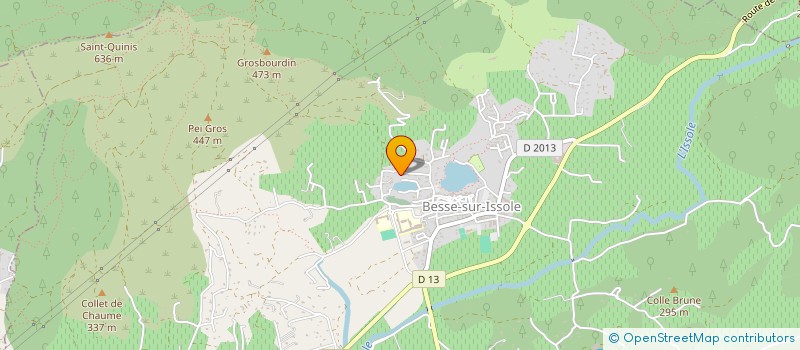 localisation de l'entreprise SCI GCD à BESSE-SUR-ISSOLE