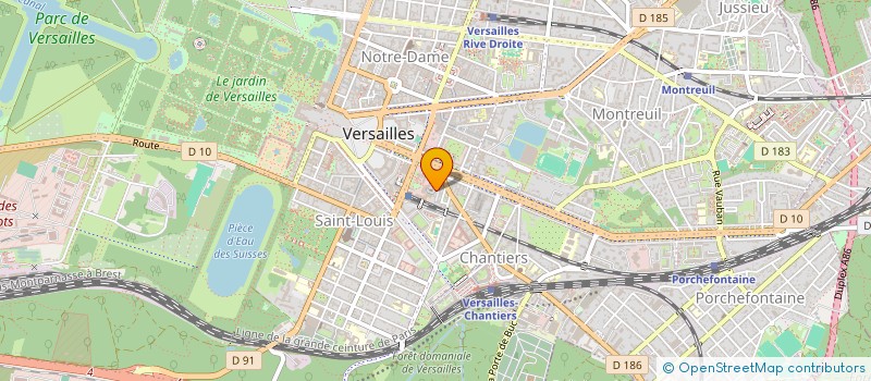 localisation de l'entreprise SCI GCD CONTI à VERSAILLES
