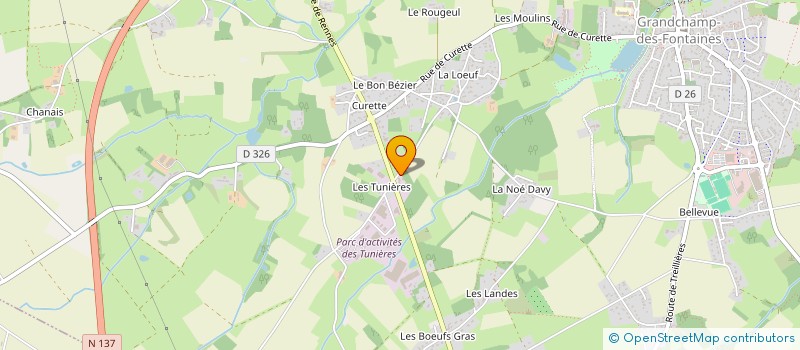 localisation de l'entreprise SCI-GCDF  GRANDCHAMP-DES-FONTAINES