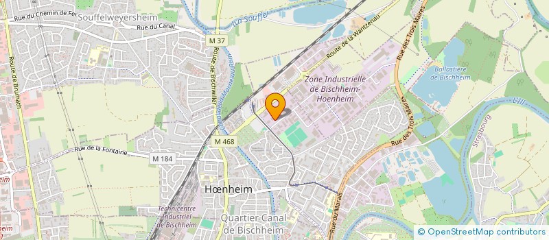 localisation de l'entreprise SCI GCE 54  HNHEIM