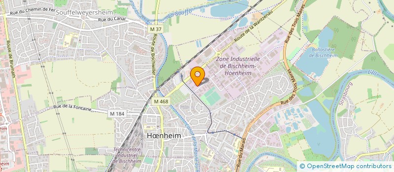 localisation de l'entreprise SCI GCE 68  HNHEIM