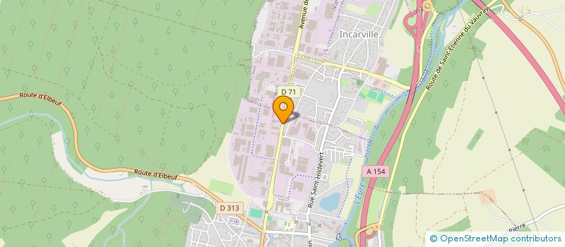 localisation de l'entreprise SCI GCF 27200 à LOUVIERS