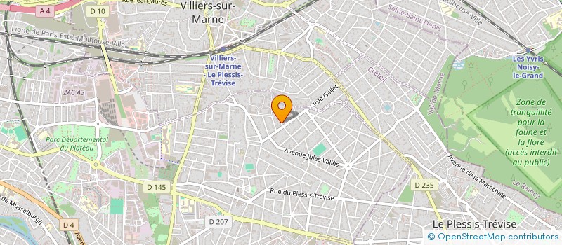 localisation de l'entreprise SCI GCG  CHAMPIGNY-SUR-MARNE