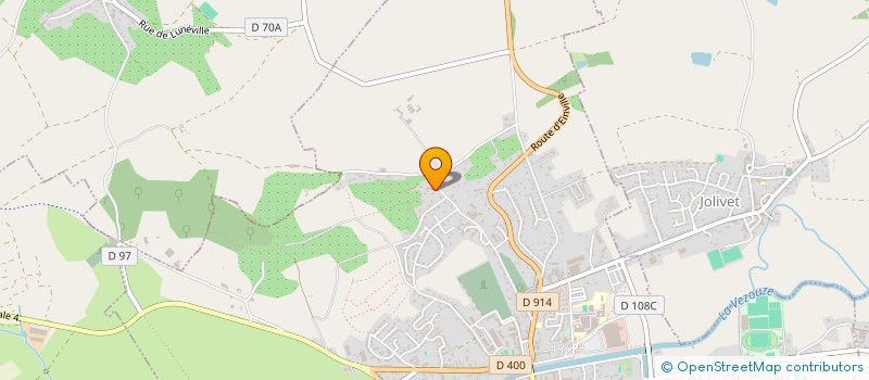 localisation de l'entreprise SCI GCI  LUNEVILLE