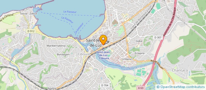 localisation de l'entreprise SCI GCK  SAINT-JEAN-DE-LUZ