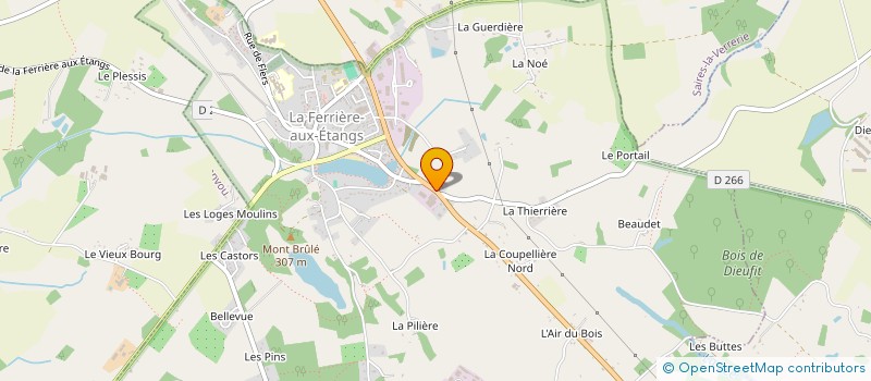 localisation de l'entreprise SCI GCK à LA FERRIERE-AUX-ETANGS