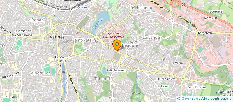 localisation de l'entreprise SCI GCL à VANNES