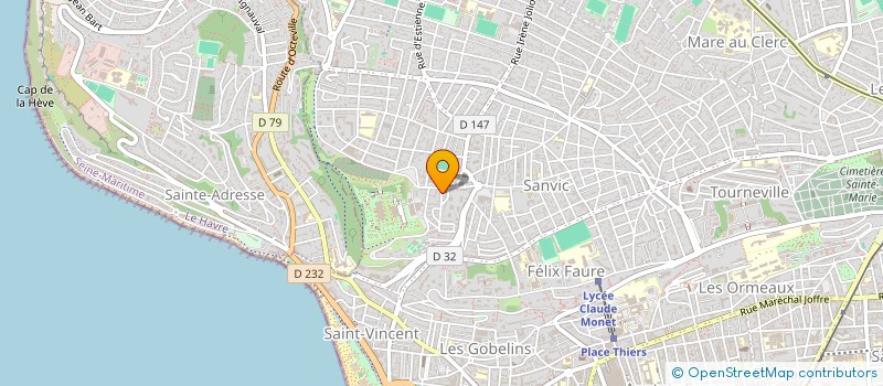 localisation de l'entreprise SCI GCLP à LE HAVRE