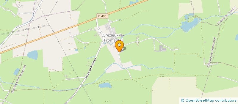 localisation de l'entreprise SCI GCMY  GREZIEUX-LE-FROMENTAL