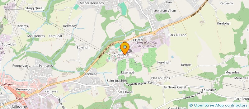 localisation de l'entreprise SCI GCOLE  ERGUE-GABERIC