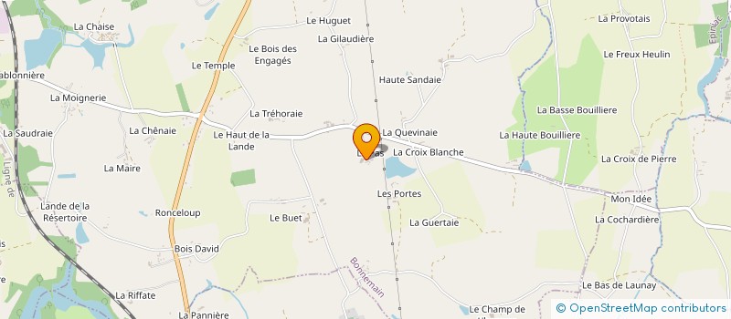 localisation de l'entreprise SCI GCP  BONNEMAIN