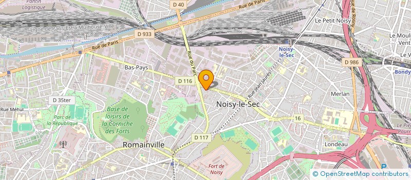 localisation de l'entreprise SCI GCR à NOISY-LE-SEC