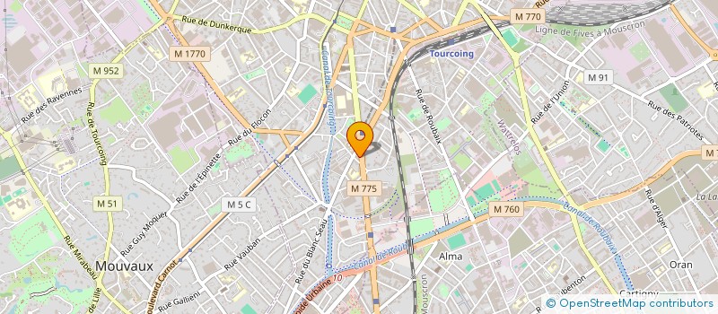 localisation de l'entreprise SCI GCS HOUSE  TOURCOING