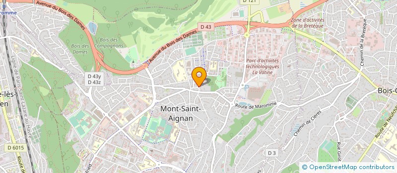localisation de l'entreprise SCI GCSF  MONT-SAINT-AIGNAN