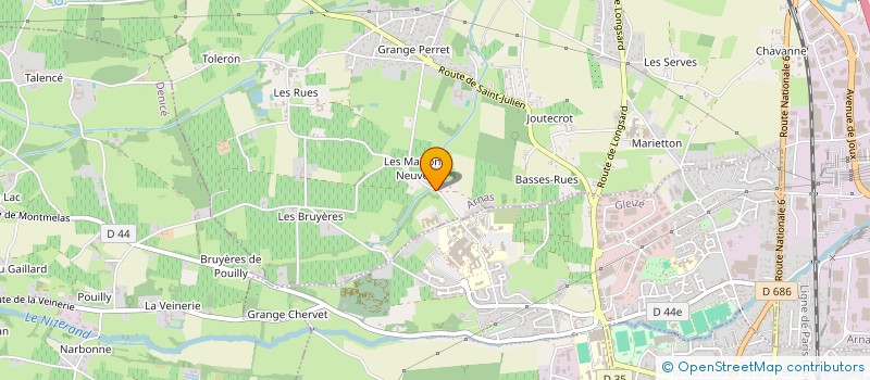 localisation de l'entreprise SCI GCSVD  ARNAS