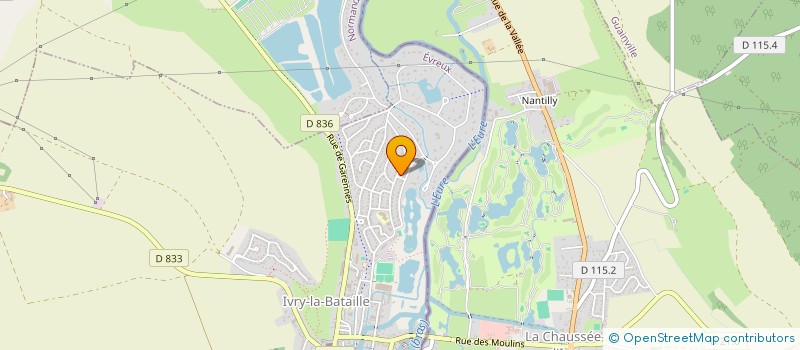 localisation de l'entreprise SCI GCV  IVRY-LA-BATAILLE