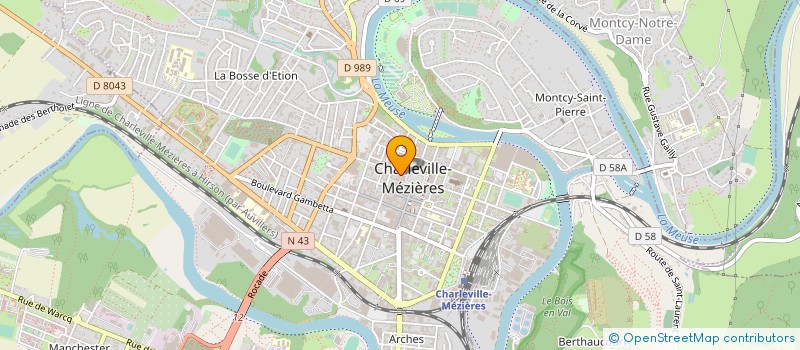 localisation de l'entreprise SCI GD à CHARLEVILLE-MEZIERES