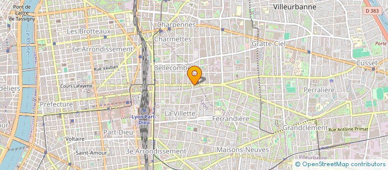 localisation de l'entreprise SCI GD  LYON