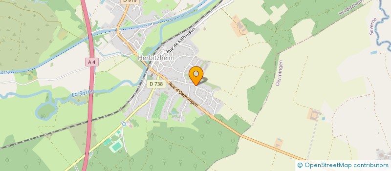 localisation de l'entreprise SCI GD à SARRALBE