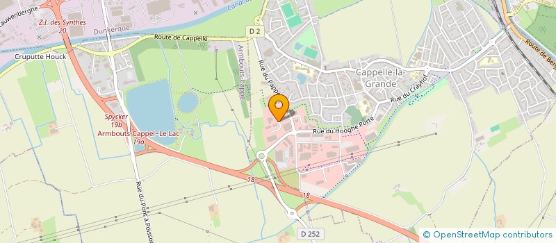 localisation de l'entreprise SCI GD  CAPPELLE-LA-GRANDE